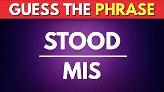 Guess The Phrase Quiz | What is the Puzzle Saying? 🤔| Word Puzzle Challenge