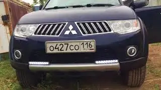Замена ДХО. Установка кнопки выключения ДХО на Mitsubishi Pajero Sport
