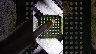Reballing IC part 1 #electronics #electronicsrepair #repair #repairs #ic #satisfyingvideo