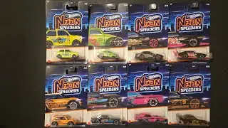 Opening 2025 Hot Wheels Neon Speeders Mix 1 - Wave 1