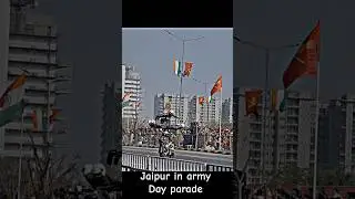Army Day Parade Rehearsal Jaipur 🇮🇳 | Bike Stunts by Indian Army 🏍️🔥 #ArmyDay #Jaipur #IndianArmy