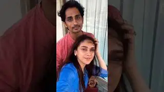 Siddharth & Aditi Rao Hydari #cutecuple #love#lovesong #tamilsong #photo #Siddharth #aditiraohydari