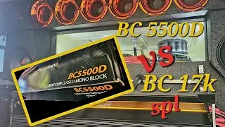 BC5500D vs BC17k Crescendo spl difference #crescendoaudio #fiaudio #caraudio #subwoofer  #spl