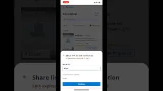 How to share a link for SV in 99acres App for Apple / iOS devices