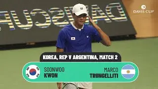 Soonwoo Kwon v Trungelliti | Korea, Rep v Argentina | 2026 Davis Cup Qualifiers 1st Round Highlights