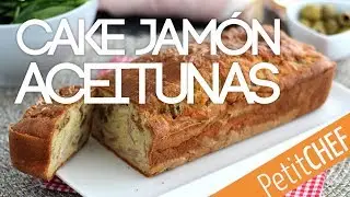 Receta cake de aceitunas verdes, jam&oacute;n y queso | Petitchef