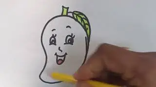 Mango 🥭🥭 Drawing for kids 😍#like#share #subscribe 