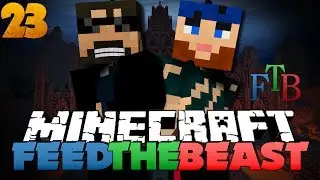 Minecraft Modded Survival - FTB 23 - THE BATTLE OF THE PURPLE WEINERS