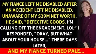 My fianc&eacute; left me disabled after an accident, not knowing I'm worth $29M. What happened next?