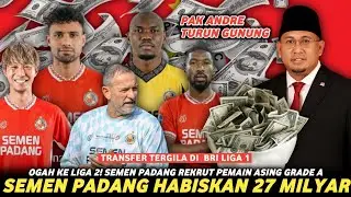 MANUVER GILA SEMEN PADANG😱 Rekrut 5 Pemain Asing GRADE A🥶 KLUB TERKAYA LIGA 1🔥 #semenpadang 
