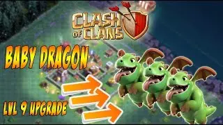 Clash of clans builder base baby dragon to lvl 9 and bombarb attacks😍😍