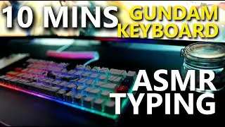 higround gundam wing gunpla keyboard 🤖⌨️ | asmr typing🎙️🎹