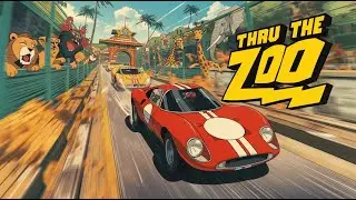 THRU THE ZOO! 🦁🐆 | Zoo Animal Song for Kids | Sing Along