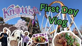 Knott's Berry Farm Boysenberry Festival First Day vLog 2024! Games, Food, Crafters, Snoopy and More!