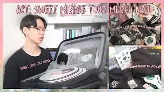 TXT ACT: SWEET MIRAGE OFFICIAL TOUR MERCH HAUL + GIVEAWAY FOR MOAS!