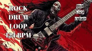 124 BPM Rock Grunge Drum Track &ndash; Dirty Groove for Gritty Riffs