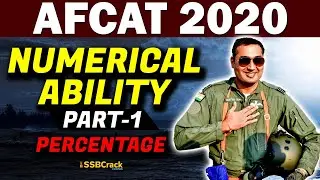 Numerical Ability Percentage | AFCAT 2020 - Part 1