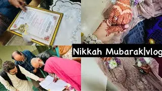 Qubool hai😇||Nikkah vlog of my sister in law||Pakistani wedding||Asian wedding#trending#viral #vlog