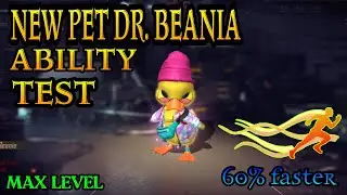 FREE FIRE NEW PET DR. BEANIE ABILITY TEST || DR BEANIE PET SKILL TEST