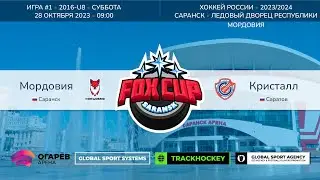 Матч №1 &bull; Мордовия &mdash; Кристалл &bull; Fox Cup 2016-U8  &bull; 28 октября 2023 в 09:00