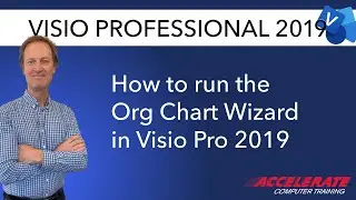 01 Запустите мастер создания организационных диаграмм Visio Pro 2019