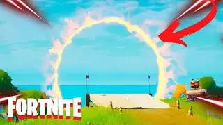 Drive through Flaming Rings - Fortnite Chapter 2 Season 5