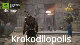 A Walking tour in ancient Egypt Assassin's Creed Origins - Krokodilopolis Extreme Graphics