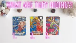 PICK A CARD🔮WHAT ARE THEY HIDING?!🧐👽+channeledmessages👻🤡