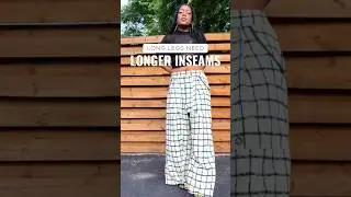 Best Wide-Leg Pants for Tall Women! ✨ Manhattan Trouser Try-On #tallgirls #trousers #dimiloc #grwm