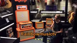John Paul tries out the Orange OR100 with Orange 2 X 12 cab 3