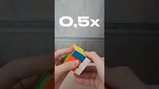Алгоритм На Кубика Рубика В Замедлении|Rubik's Cube Algorithm in Slowmo