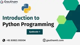 Introduction to Python - Episode 1 | Python Course | Python Tutorial for Beginners | Python Videos
