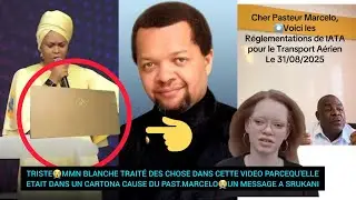 TRISTE😭MMN BLANCHE TRAIT&Eacute; DE CHOSE A CAUSE DU PAST.MARCELO😭MESSAGE A SRUKANI 
