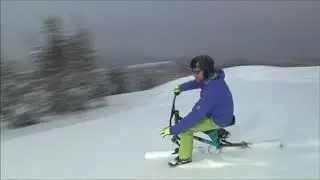 How to Skibike - Riding seated