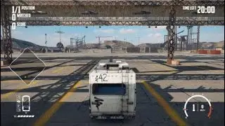 Wreckfest campervan vs machines