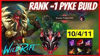 Wild rift pyke rank 1 build almost Pentakill #wildriftshorts #wildrift