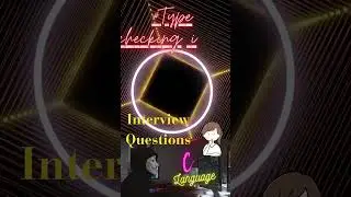 #Does C have type checking? ✍#c 💓#cprogramming⚡ #shorts