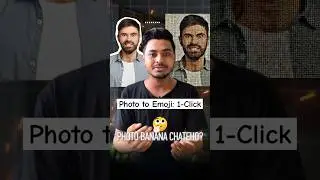 Convert Your Normal Photo Into An Emoji Photo In One Click #tech #edit #emoji