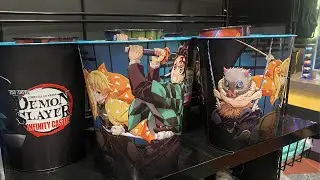 DEMON SLAYER POPCORN BUCKET AND CUP AT REGAL USA