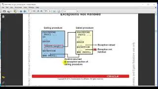 Oracle Database 12c/19c: PL/SQL - 30. Handling exceptions in procedures, removing a procedure