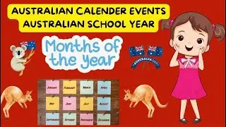 Months of the Year Learning Song for Kids | Australian School Calendar Events| ABC Rhymes TV