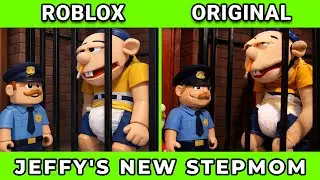 SML Movie vs SML ROBLOX:  Jeffy New Stepmom ! Side by Side