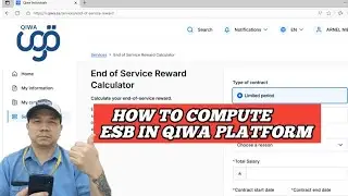 End Of Service Reward Calculator In QIWA Platform | Paano Mag Compute Ng ESB Sa QIWA