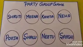 Party game/kitty party Group game/Punctuality game/Fun game for all parties 🎉