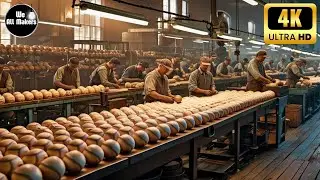 Watch How Baseballs Are Made - Inside a Baseball Factory!