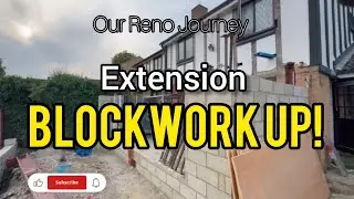 Major Progress! Blockwork + Block & Beam + Final Steel Beam Installed | Renovation Update