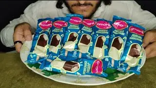 ASMR EATING CHILLED OMORE ICE CREAM| CREAMY, COLD & SATISFYING FOOD SOUNDS