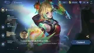 Claim your Free Veiled Sky Wish Draws | WANWAN Flying Shallow Special | MLBB