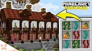 Строим ВИНОФЕРМУ ДЛЯ КАЖДОЙ ЛОЗЫ в Minecraft Survival! (#33)