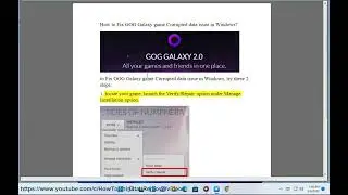 Fix GOG Galaxy game Corrupted data issue in Windows 11/10